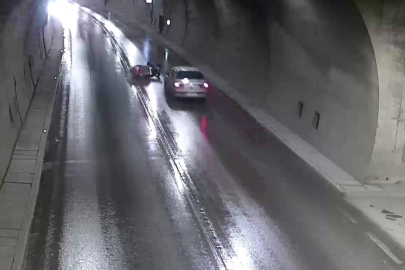 MOTOSİKLET SÜRÜCÜSÜ SOLLAMA SIRASINDA ÖLÜMDEN DÖNDÜ