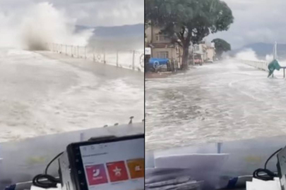 BURSA GEMLİK’TE FIRTINA: TEKNELER KULLANILAMAZ HALE GELDİ