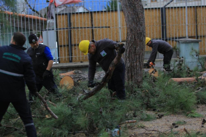 OSMANGAZİ BELEDİYESİ LODOS VE YAĞIŞA KARŞI TEYAKKUZDA