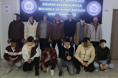 BURSA'DA DÜZENSİZ GÖÇMEN OPERASYONU