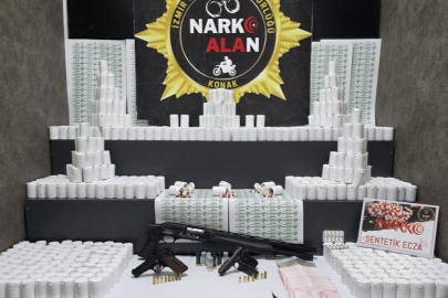 İZMİR POLİSİ UYUŞTURUCUYA GEÇİT VERMİYOR