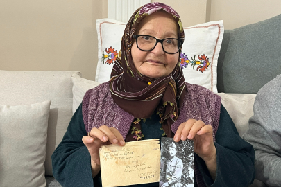 HİÇ GÖRMEDİĞİ ŞEHİT BABASININ MEKTUBUNU 75 YILDIR SAKLIYOR