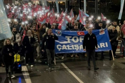 BURSA’DA OTOMOTİV İŞÇİLERİNİN EYLEMİ DEVAM EDİYOR