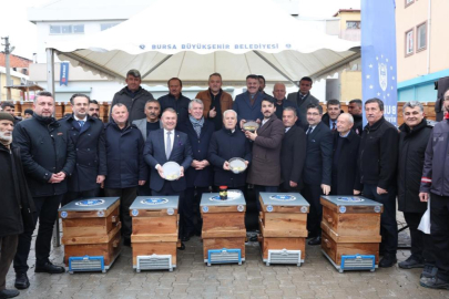 BURSA BÜYÜKŞEHİR DAĞ YÖRESİNDEKİ ARICILARA DESTEK VERDİ