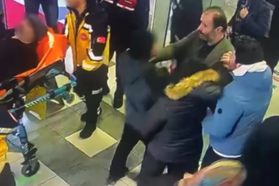 MÜDÜR YARDIMCISI İLE SENDİKA BAŞKANI ARASINDA KAVGA KAMERADA