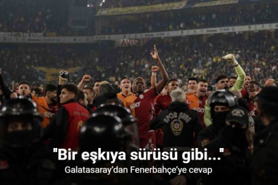 GALATASARAY’DAN SERT SÖZLER: BİR EŞKIYA SÜRÜSÜ GİBİ...