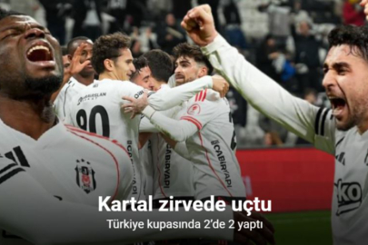 ZİRAAT TÜRKİYE KUPASI: BEŞİKTAŞ KUPADA 2’DE 2 YAPTI