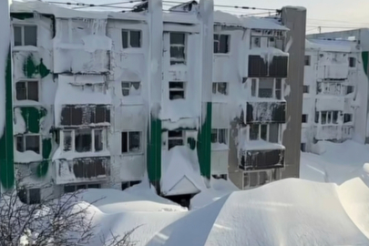 RUSYA'DAN KIYAMET FİLMİ GİBİ KAR GÖRÜNTÜLERİ