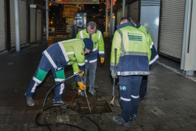 BURSA'NIN TARİHİ ÇARŞISINDA GECE OPERASYONU