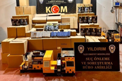 BURSA'DA KAÇAK TÜTÜN OPERASYONU: 1 GÖZALTI