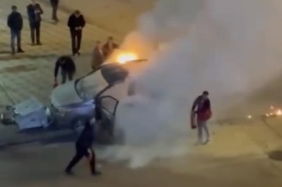 BURSA'DA YANGINA İLK MÜDAHALE ÇEVRE ESNAFINDAN