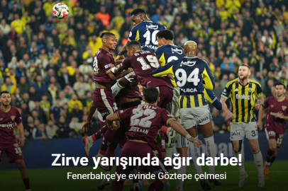 FENERBAHÇE EVİNDE GÖZTEPE’YE TAKILDI: 1-1