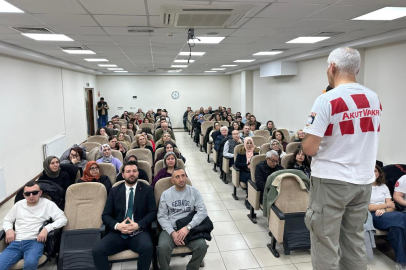 NİLÜFER BELEDİYESİ PERSONELİNE AFET BİLİNCİ EĞİTİMİ