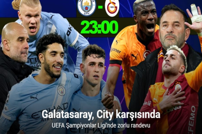 GALATASARAY ŞAMPİYONLAR LİGİ’NDE CİTY DEPLASMANINDA