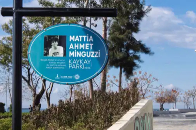 İZMİR'DE AHMET MİNGUZZİ'NİN ADI ÖLÜMSÜZLEŞTİRİLDİ