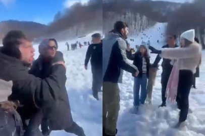 TARTIŞMA KAVGAYA DÖNDÜ: BABA ÇOCUKLARININ YANINDA DARBEDİLDİ