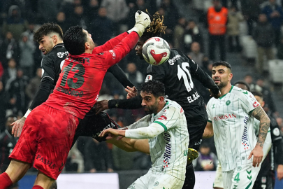 BEŞİKTAŞ EVİNDE KONYASPOR’U 2-1’LE GEÇTİ