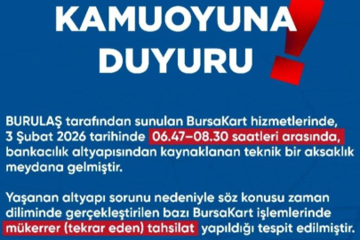 BURULAŞ’TAN KART KULLANICILARINA ÖNEMLİ UYARI