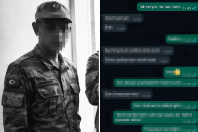 ASKERDEKİ GENÇ, SEVGİLİSİNİN MESAJIYLA AYRILIĞI ÖĞRENDİ