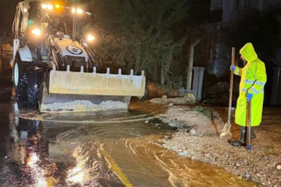 MUĞLA’DA MUSKİ EKİPLERİNDEN ANINDA MÜDAHALE