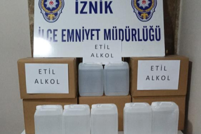 BURSA'DA 135 LİTRE SAHTE ALKOL ELE GEÇİRİLDİ