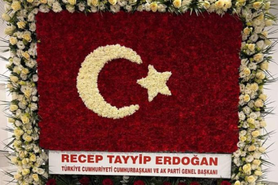 CUMHURBAŞKANI ERDOĞAN'DAN BAHÇELİ'YE 57 GÜLLÜ TEBRİK ÇİÇEĞİ