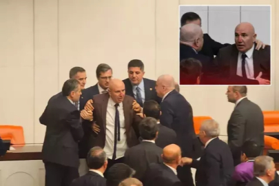 TBMM'DE YEMİN TÖRENİ ÖNCESİ YUMRUKLU KAVGA