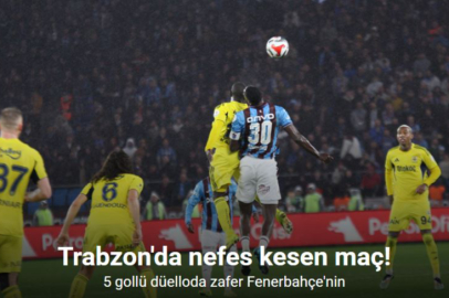 SÜPER LİG’DE NEFES KESEN 90 DAKİKA: 3 PUAN FENERBAHÇE’NİN