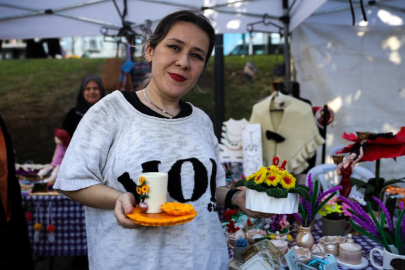BURSA'DA 'MEYDAN KADINLARIN PAZARI'NA YOĞUN İLGİ