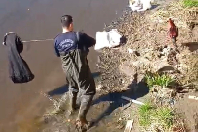 DEREYE KAÇAN HOROZ BÖYLE KURTARILDI