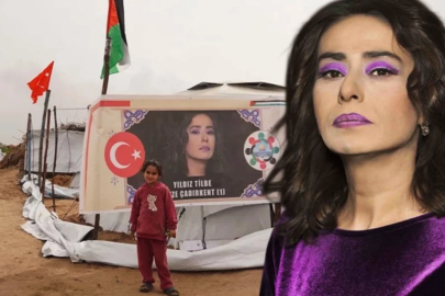 YILDIZ TİLBE GAZZE'DE 2 HAFTADA 2 ÇADIR KENT KURDU