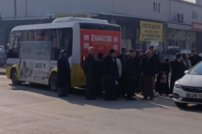 BURSA'DA HALK OTOBÜSÜ KAZAYA KARIŞTI