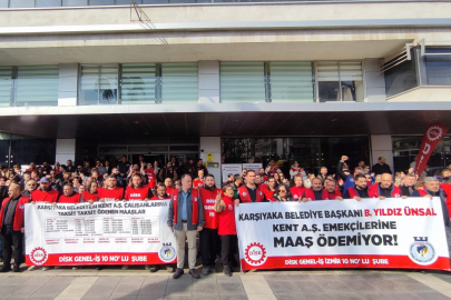 KARŞIYAKA’DA 540 İŞÇİ 7 AYDIR MAAŞ BEKLİYOR