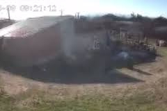 DENİZLİ BULDAN'DA DEPREM SIRASINDA BÜYÜK GÜRÜLTÜ VE PATLAMA