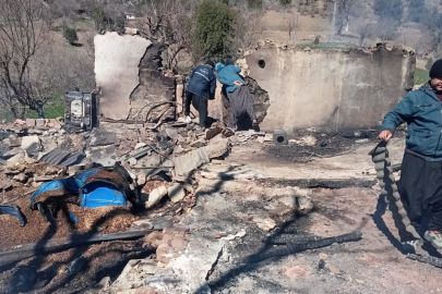 YANAN EVDEN PARASINI KURTARMAK İSTERKEN AĞIR YARALANDI