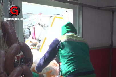 700 KİLO BOZUK SUCUĞU SATAMADAN YAKALANDI