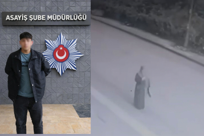 BURSA'DA KAPKAÇÇIYI GÜVENLİK KAMERASI YAKALATTI