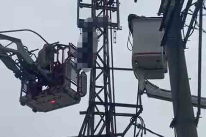 BURSA'DA HIRSIZLIK İÇİN ÇIKTIĞI DİREKTE CAN VERDİ