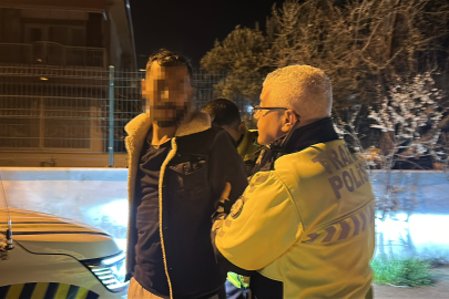 ALKOLDEN YAKALANMAMAK İÇİN POLİSİN ÜSTÜNE SÜRDÜ