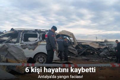 ANTALYA KEPEZ’DE PREFABRİK YANGINI: 6 ÖLÜ