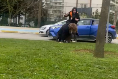 YOL KAVGASI KAMERADA: SÜRÜCÜYÜ YERDE SÜRÜKLEDİ