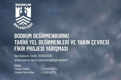BODRUM’UN TARİHİ YEL DEĞİRMENLERİ İÇİN FİKİR YARIŞMASI BAŞLADI