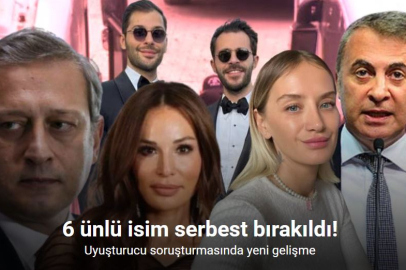 UYUŞTURUCU SORUŞTURMASINDA SERBEST KALDILAR