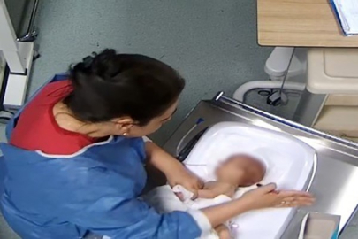 5 GÜNLÜK BEBEĞE ŞİDDET DAVASINDA HEMŞİRE TAHLİYE TALEP ETTİ