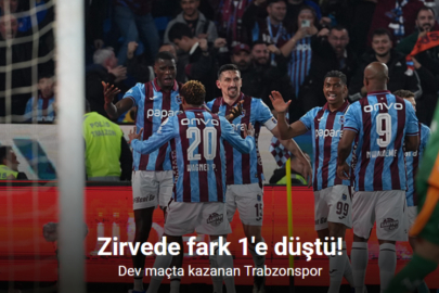 TRABZONSPOR DEV MAÇI KAZANDI: ZİRVE YARIŞI ALEVLENDİ