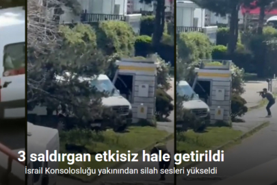 İSTANBUL İSRAİL KONSOLOSLUĞU ÖNÜNDE ÇATIŞMA: 1 ÖLÜ 2 YARALI