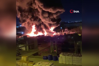 İSTANBUL TUZLA’DA KORKUTAN YANGIN