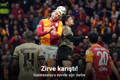 GALATASARAY EVİNDE PUAN KAYBETTİ