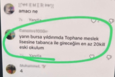 BURSA'DA OKUL SALDIRISI PAYLAŞIMI YAPAN 2 ŞÜPHELİ YAKALANDI