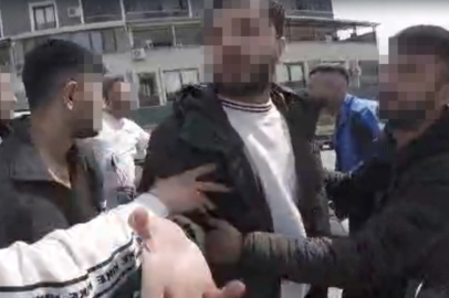 KORNA ÇALDI SALDIRIYA UĞRADI: TRAFİKTE ŞİDDET KAMERADA